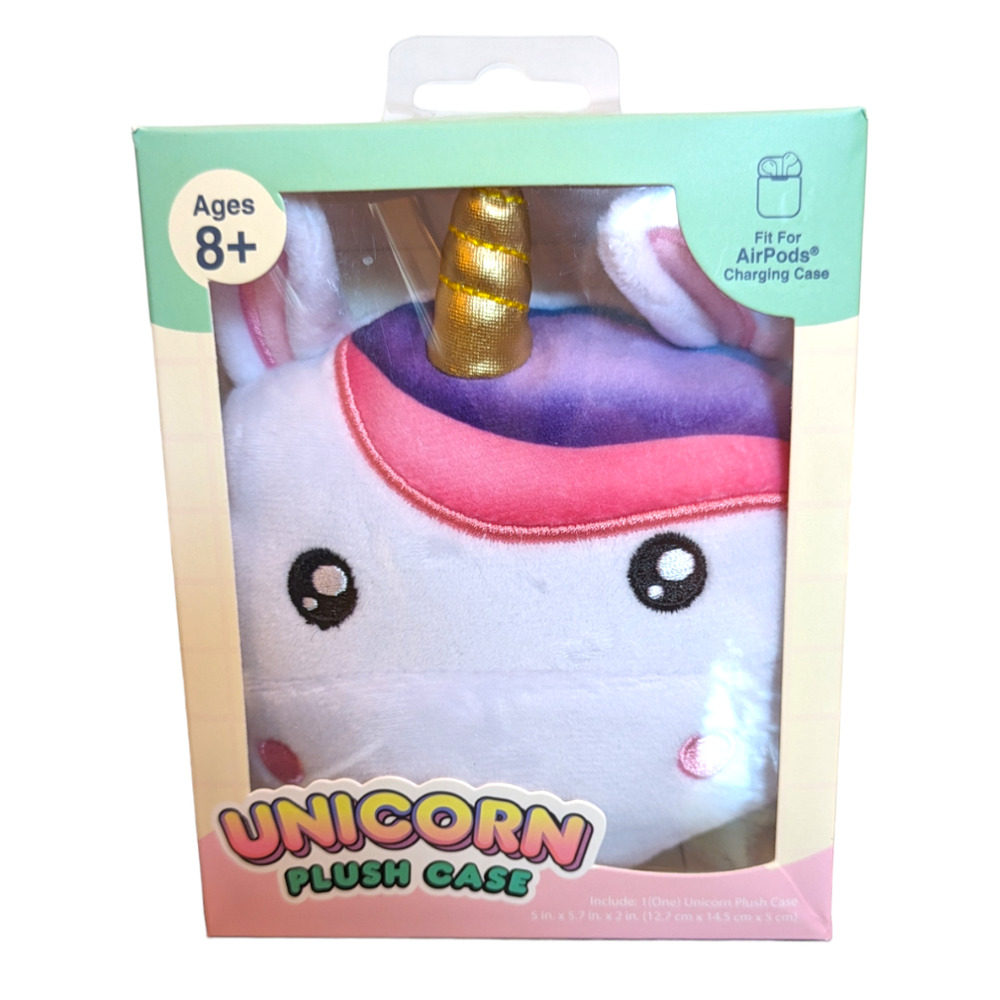 Unicorn Plushie case for air pods or very small storage NIB
